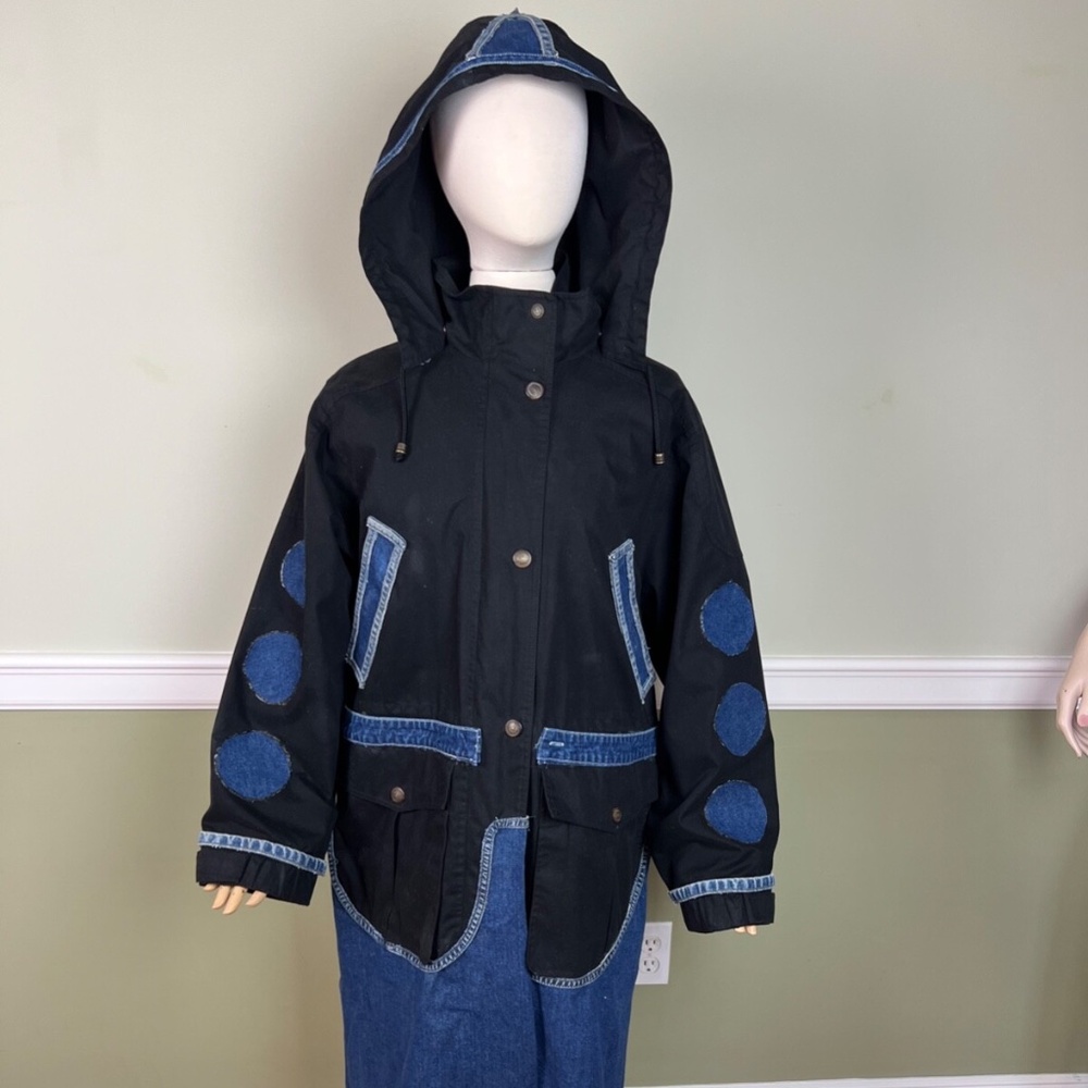 Custom Free Guy Taika Waititi Antoine INSPIRED Blue & Black Denim Trench Coat L